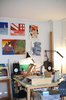 In the studio of Mads Lindberg; Foto: Jens Franke