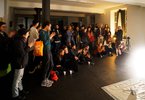 ASA Open Studios, December 2017, spectators during performance by Violeta Paez Armando; photo: Imke Sommer