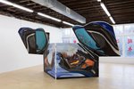 Frieda Toranzo Jaeger, Hope The Air Conditioning Is On While Facing Global Warming (part 1), oil on canvas side panels, 2017, Reena Spaulings, Available
