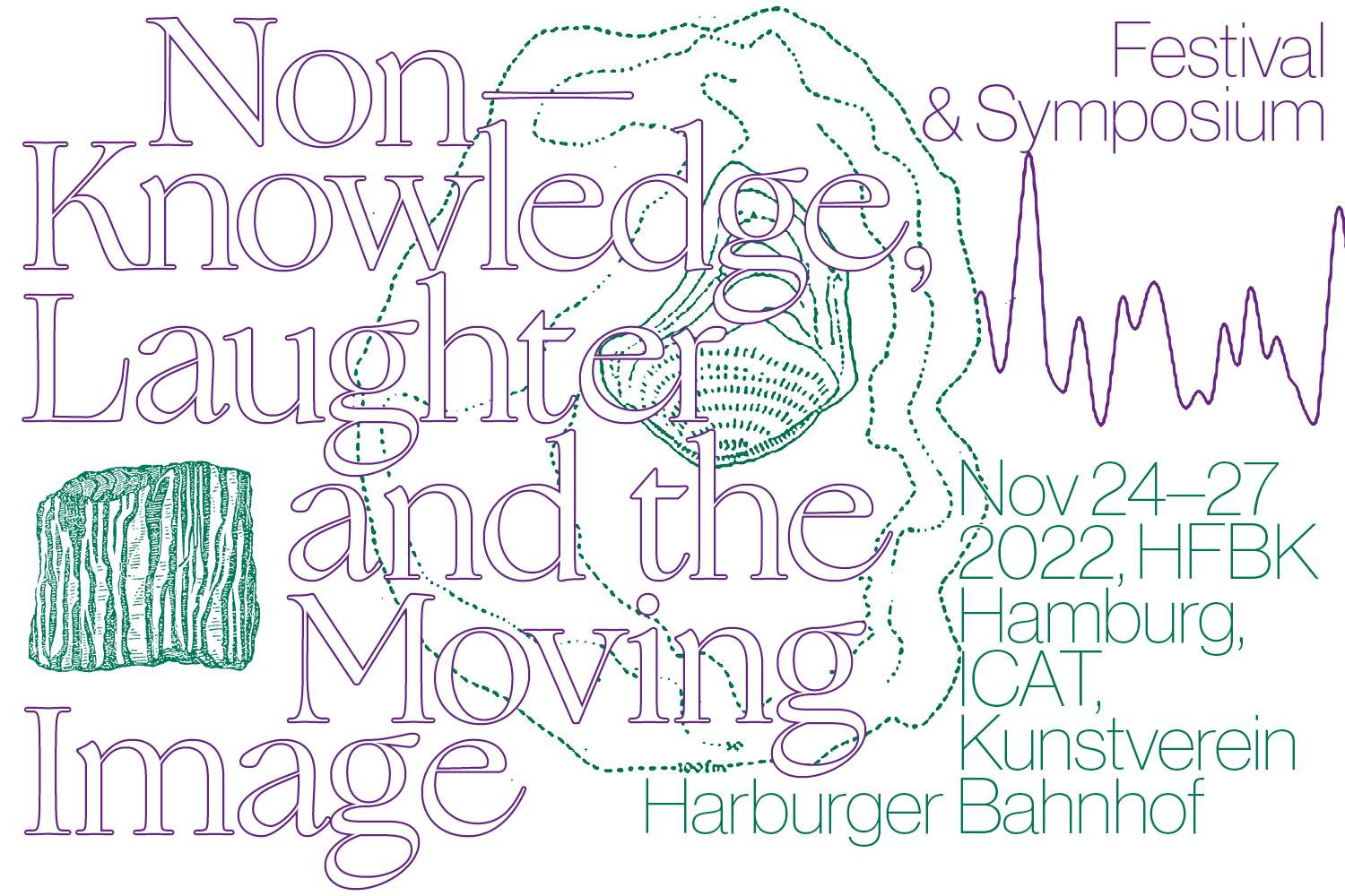 Non-Knowledge, Laughter and the Moving Image, Grafik: Leon Lothschütz