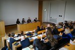 Female Identities in the Post-Utopian. Perspektiven auf den Postsozialismus aus Kunst und Wissenschaft, Public Seminar; Foto: Imke Sommer