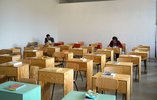 Bibliothek für Gesellschaftsdesign in der Galerie der HFBK Hamburg, Juli 2017; Foto: Imke Sommer