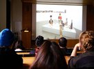 Guest lecture by Anna Boghiguian as part of the lecture series »Cross-cultural Challenges«; photo: Imke Sommer