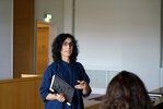 Guest lecture by Natascha Sadr Haghigian as part of the lecture series »Cross-cultural Challenges«; photo: Imke Sommer