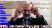 Projektbesprechung der Klasse Digitale Grafik mit Prem Krishnamurthy (Berlin)