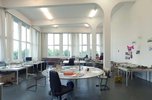 Studio des Studienschwerpunkt Design; Foto: Klaus Frahm