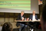 Talk of Michael Diers and Hans Ulrich Obrist; photo: Imke Sommer