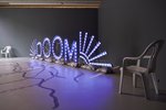 Merlin Reichert, Die Alltäglichkeit des Untergangs, Installation in der Galerie der HFBK; Foto: Tim Albrecht