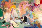 Eglė Otto, ohne Titel 2018, Öl auf Leinwand