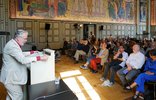 Werner Büttner giving his welcome speech; photo: Imke Sommer