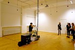 Iason Roumkos, »Iason Island«, Multikanal-Sound-Installation mit Performance; Foto: HFBK, Imke Sommer