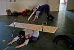 Jahresausstellung 2018 an der HFBK Hamburg: Performance »kein Wahn« von Jeongah Eom; Foto: Imke Sommer