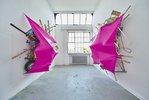 Künstlerin: Iris Hamers "Two pink paintings facing each other"; Foto: Tim Albrecht