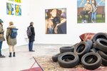Annual Exhibition 2023, works by Termoscha Zoltani, Max Weiss; photo: Lukes Engelhardt