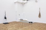 Ausstellungsansicht Klasse Pia Stadtbäumer: Stina Elisabeth Stühmer, Francisca Markus, Algirdas Jakas (v.l.n.r.)