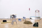 Ausstellungsansicht Klasse Pia Stadtbäumer: Mille Qvist, Tristan Kold, Anna Bochkova 