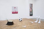 Ausstellungsansicht Klasse Pia Stadtbäumer: Lars Witte, Francine Rehfeldt, Anna Pelz, Maria Langen