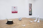 Ausstellungsansicht Klasse Pia Stadtbäumer: Lars Witte, Francine Rehfeldt, Anna Pelz, Maria Langen (v.l.n.r.)