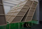 Lea Burkhalter + Marlene Lockemann, »Im Fall«, 2017, performative Rauminstallation; Foto: Imke Sommer