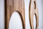 Mike Winter, »Wooden Wall Sculptures«, 2017, Holz, Teilansichten