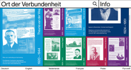 Screenshot der Website: Ort der Verbundenheit