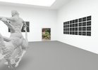 Im Vordergrund: Esteban Pérez, im Hintergrund: Marie Pietsch, Laura Ziegler + hhintersection, Katja Pilipenko