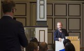 Q+A with Wolfgang Ullrich; photo: Pia Schmikl