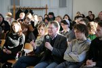 Symposium »Sicherheit / Unsicherheit«, Referent Fritz Sack im Publikum; Foto: Imke Sommer