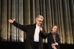 Wim Wenders and Laurie Anderson in the Metropolis cinema, Hamburg; photo: Imke Sommer