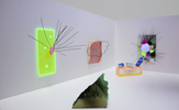 Ausstellungsansicht Klasse Anselm Reyle: Zixu Wang, Ohne Titel