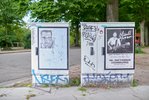 Algirdas Jakas, Portrait of Malcolm X by an unknown artist; Foto: Tim Albrecht