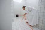 Julia Malgut, Installation und Performance "Out of Range"; Foto: Tim Albrecht