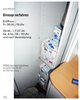 Eine Fotografie leicht erhöht nach unten gerichtet, mit Tetra Pak übereinandergestellt, sowie linksbündig Informationen der Veranstaltung 