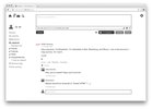 Screenshot: rhizome.hfbk.net in der Testphase 
