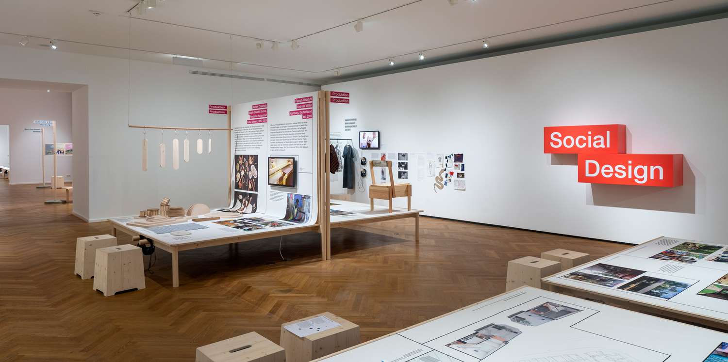 Ausstellung Social Design, Museum für Kunst und Gewerbe Hamburg, Teilansicht; photo: MKG Hamburg